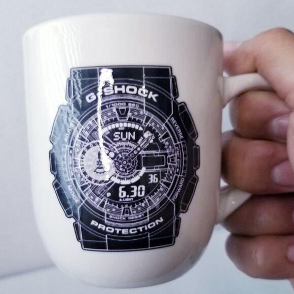 Casio G-Shock set of 4 iconic model custom 12oz ceramic coffee cup Pay 3 get 4 - Picture 10 of 10